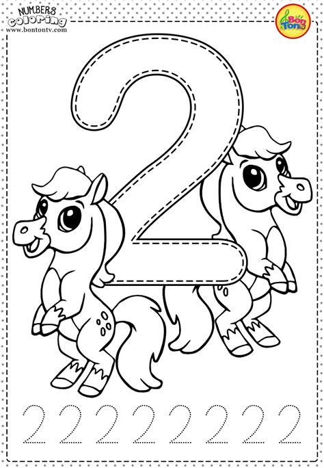 top  printable number  coloring pages