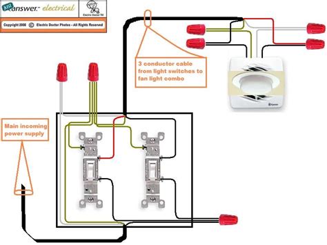 wiring bathroom fan  light separately diagram wiring diagram  schematic role