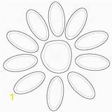 Coloring Daisy Petal Pages Petals Scout Girl Divyajanani sketch template