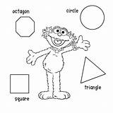 Coloring Shapes Pages Kids Print Shape Everfreecoloring sketch template