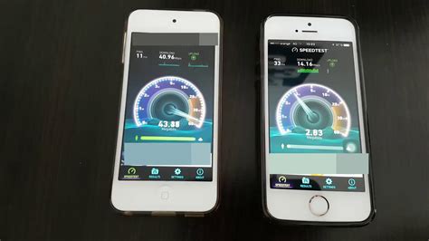 Iphone Se Vs Ipod Touch 6 Internet Speed Test Youtube