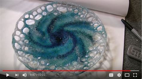 Frit Lace Bowl Tutorial Fused Glass Frit Glass Art