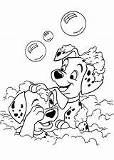 Coloring Pages Dogs 101 Dog Dalmatian Color Dalmatians Kids Print Cartoon Popular Coloringtop sketch template