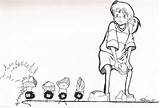 Spirited Ghibli sketch template