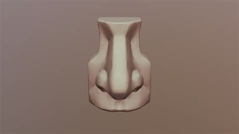 Nose 3d Model By Lcad Zbrush Resources Donaldphan [58f2235