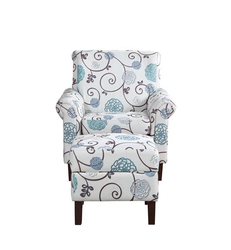bright floral armchair trendy yellow armchair  wooden legs