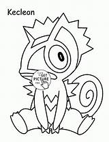 Coloring Pages Pokemon Kids Wuppsy Kecleon Printables Characters раскраски рисунки Artikel Van Slowbro sketch template
