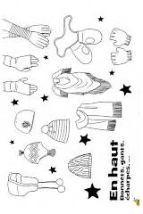 Chaussettes Collants Associés Thèmes Hiver sketch template