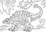 Coloring Pages Dinosaur Ankylosaurus Freecoloringpages Dinosaurs sketch template