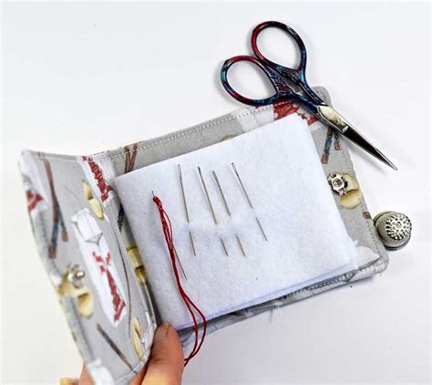 needle storage   sew  simple needle case   easy  sew option pam ash designs