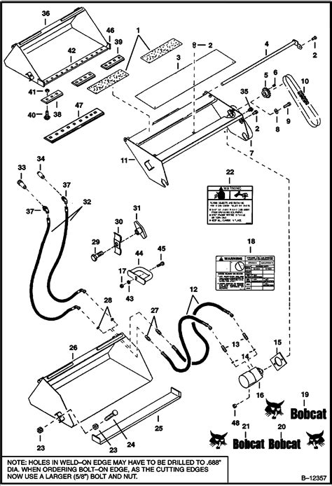 bobcat sweeper  parts diagram