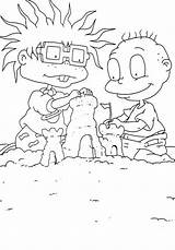Coloring Rugrats Pages Tomy Popular sketch template