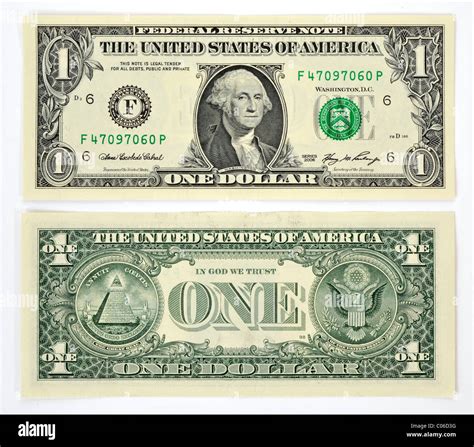 front   dollar bill  res stock photography  images alamy