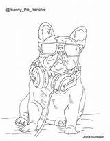Bulldog French Coloring Pages sketch template