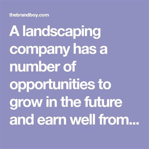catchy landscaping company names videoinfographic