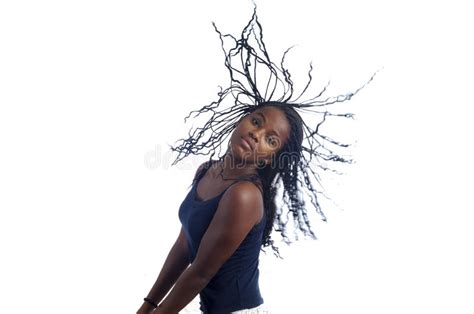 Dancing Teenage African American Girl Stock Image Image