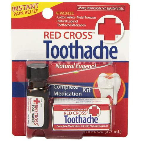 red cross toothache medication  ounce bottles pack   walmartcom walmartcom