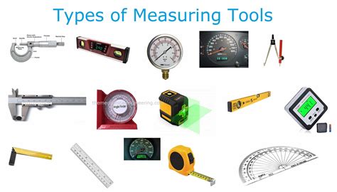 types  measuring tools    notes