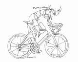 Triathlon sketch template