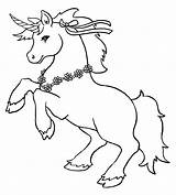 Coloring Unicorn Pages Rocks Cute sketch template