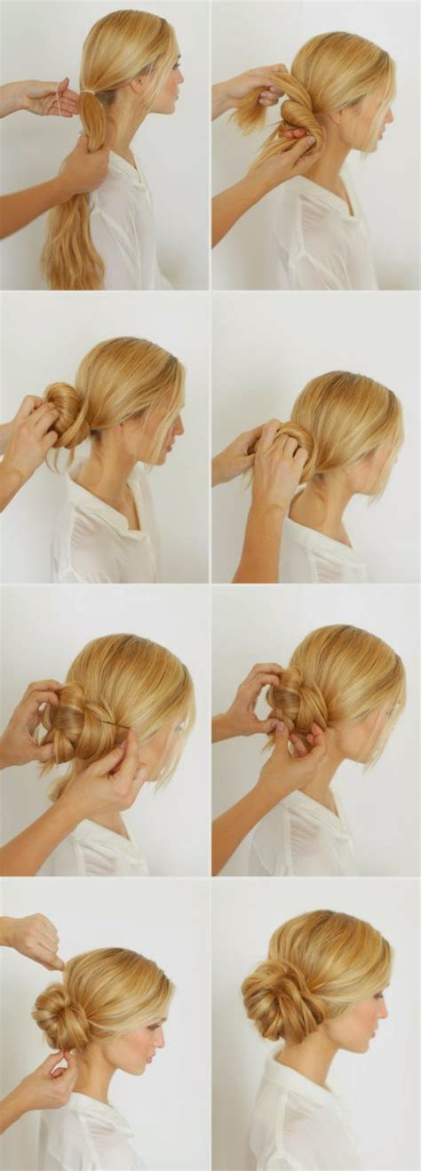 hairstyles  women attire  easy messy buns  long hair tutorial