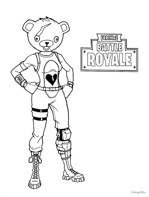 fortnite coloring pages battle royale drift raven ice king