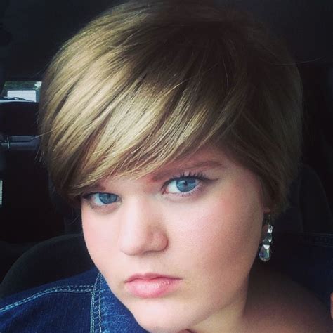 fat girls short hair yes hi i just wanted to say that i really love your make up en
