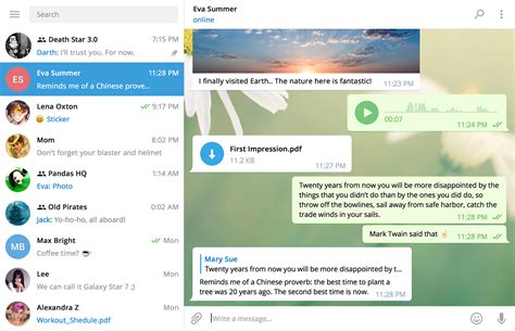 Telegram Updates Desktop App With New Look Engadget