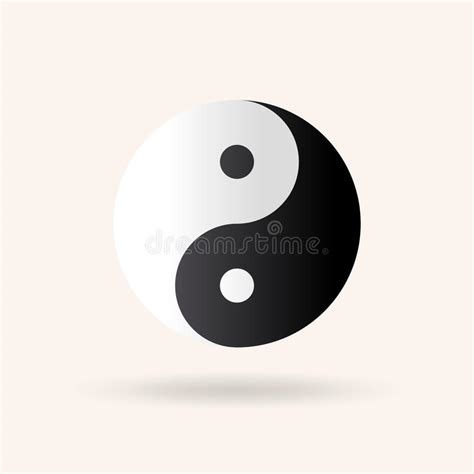 Yin And Yang Symbol Stock Vector Illustration Of Japan