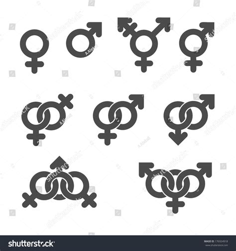 gender symbol icons graphic vector elements set 176924918 shutterstock