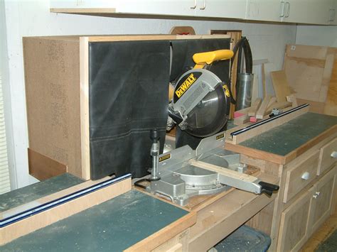 miter  dust collection hood nc woodworker