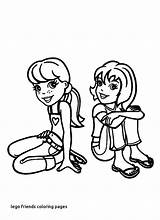 Coloring Pages Lego Friends Olivia Getcolorings Friend sketch template