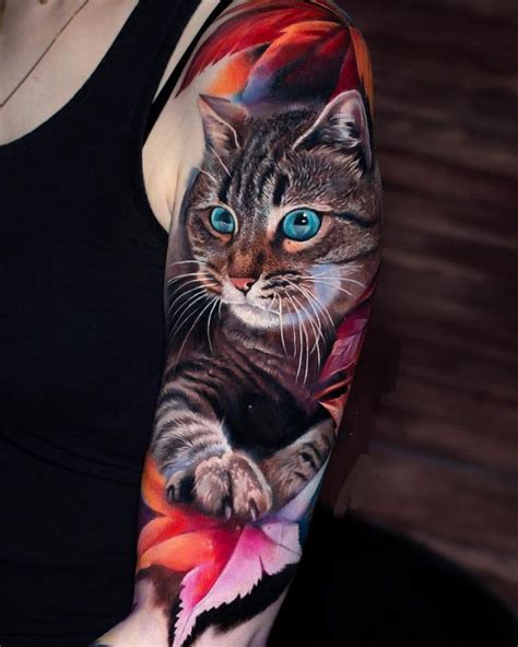 rad cat tattoos  immortalize  companion