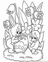 Coloring Easter Pages Printable Popular sketch template