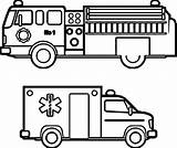 Ambulance Olphreunion sketch template