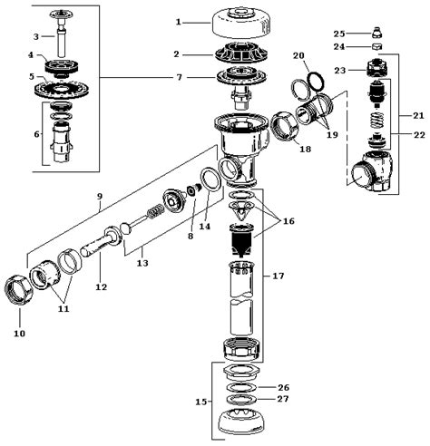 sloan regal urinal flush valve parts reviewmotorsco