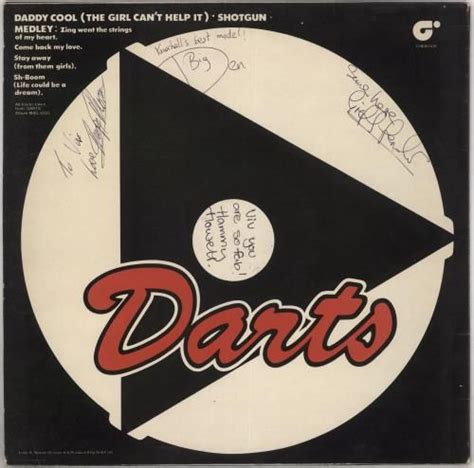 darts daddy cool vinyl records  cds  sale musicstack