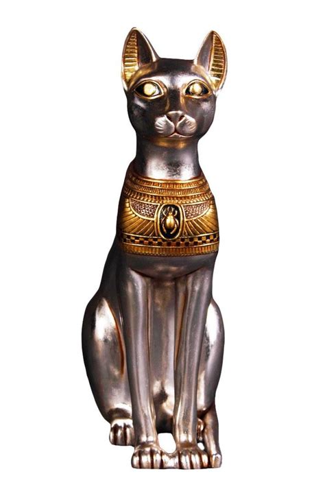 egyptian cat of goddess bastet statue for sale the ancient home