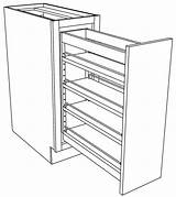 Drawing Cabinet Pantry Kitchen Filing Getdrawings sketch template