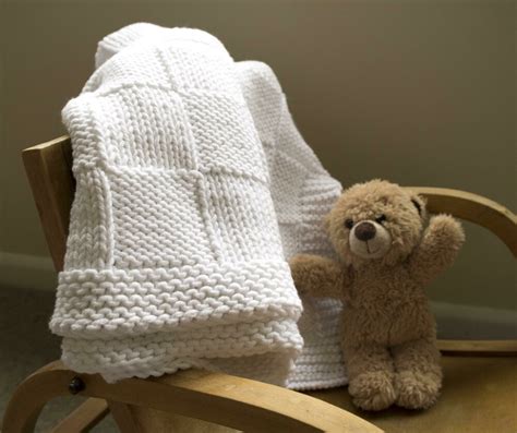 easy baby blanket knitting pattern  sproglets kits
