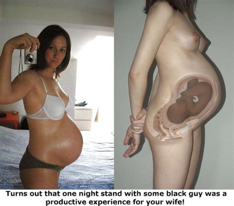 before and after interracial breeding pregnant