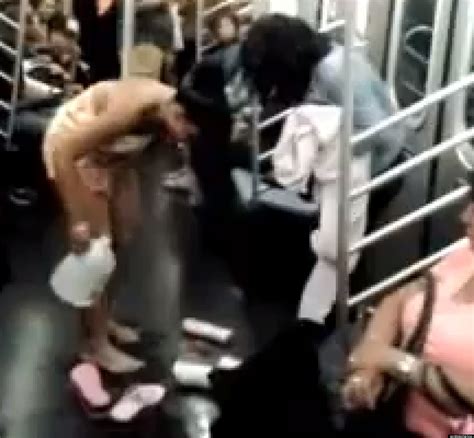 woman pees bathes in subway car in bizarre nyc incident video huffpost