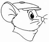 Coloring Pages Bernard Choose Board Rescuers Face Side sketch template