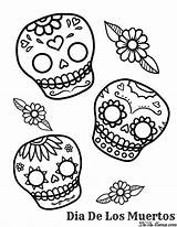 Coloring Sugar Skull Pages Printable Getcolorings Color Suga Sheets Print sketch template