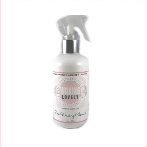 pre waxing cleanser 8 oz waxing lovely