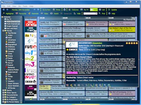 tv listings tv guide listings digiguide  windows