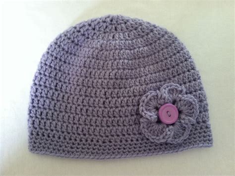 crochet  cancer chemo hat flower patterns