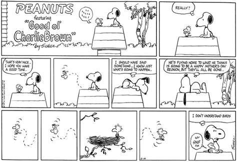 peanuts by charles schulz for may 10 1970 snoopy peanuts gang and charlie brown