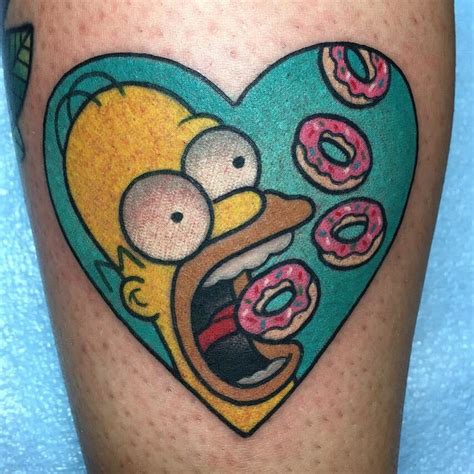 15 Entertaining Homer Simpson Tattoos Tattoodo