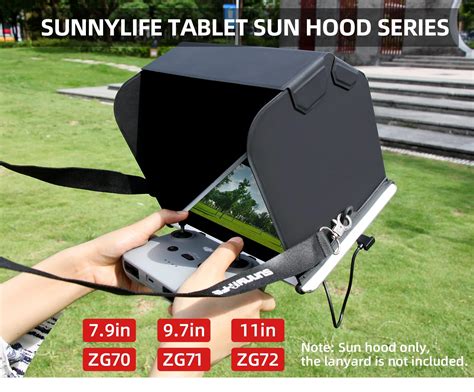 tablet sun hood  remote controller sunshade foldable magnetic pu leather hood